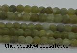 CLB870 15.5 inches 3mm round matte labradorite gemstone beads