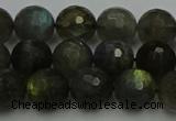 CLB903 15.5 inches 10mm faceted round labradorite gemstone beads