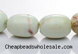 CLE01 15*20mm egg shape lemon turquoise stone beads wholesale