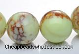 CLE23 lemon turquoise 20mm round gemstone beads Wholesale