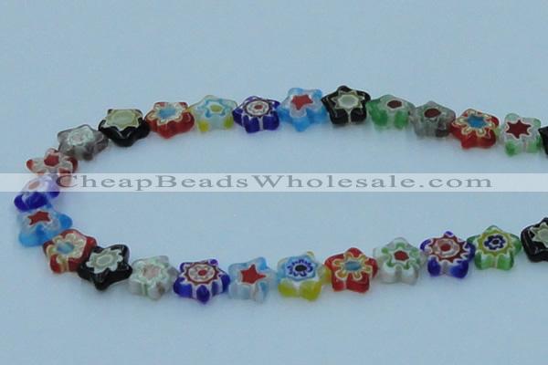 CLG514 16 inches 12*12mm star lampwork glass beads wholesale