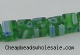 CLG561 16 inches 6*6mm cube lampwork glass beads wholesale