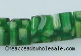 CLG565 16 inches 8*8mm cube lampwork glass beads wholesale