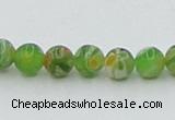 CLG602 16 inches 6mm round lampwork glass beads wholesale