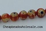 CLG626 10PCS 16 inches 6mm round lampwork glass beads wholesale