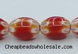 CLG633 5PCS 16 inches 10*14mm oval lampwork glass beads wholesale