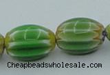 CLG638 5PCS 16 inches 10*14mm oval lampwork glass beads wholesale