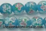 CLG755 15.5 inches 10mm round lampwork glass beads wholesale