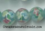 CLG758 15 inches 12mm round lampwork glass beads wholesale