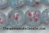 CLG759 15 inches 12mm round lampwork glass beads wholesale