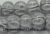 CLG776 14 inches 8*12mm rondelle lampwork glass beads wholesale