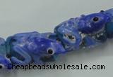 CLG797 15.5 inches 12*18mm cylinder lampwork glass beads wholesale