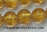 CLG842 15.5 inches 12mm round lampwork glass beads wholesale