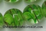 CLG855 15.5 inches 18mm round lampwork glass beads wholesale