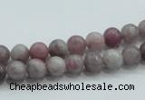 CLI51 15.5 inches 6mm round natural lilac jasper beads wholesale