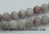 CLI52 15.5 inches 8mm round natural lilac jasper beads wholesale