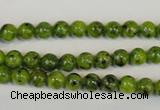 CLJ210 15.5 inches 6mm round dyed sesame jasper beads wholesale