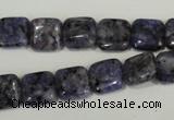 CLJ263 15.5 inches 10*10mm square dyed sesame jasper beads wholesale