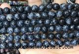 CLJ522 15.5 inches 4mm,6mm,8mm,10mm & 12mm round sesame jasper beads