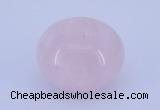 CLO01 19*30mm rondelle loose rose quartz gemstone beads wholesale