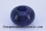 CLO03 19*30mm rondelle loose amethyst gemstone beads wholesale