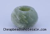 CLO12 19*30mm faceted rondelle loose New jade gemstone beads wholesale