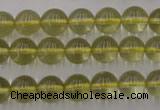 CLQ153 15.5 inches 10mm round natural lemon quartz beads wholesale