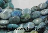 CLR10 16 inches 10*14mm oval larimar gemstone beads wholesale