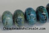 CLR204 15.5 inches 12*20mm rondelle larimar gemstone beads