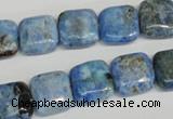 CLR218 15.5 inches 12*12mm square larimar gemstone beads