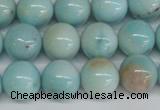 CLR353 15.5 inches 10mm round dyed larimar gemstone beads