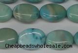 CLR372 15.5 inches 10*14mm oval dyed larimar gemstone beads