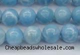 CLR603 15.5 inches 10mm round imitation larimar beads wholesale