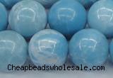 CLR606 15.5 inches 16mm round imitation larimar beads wholesale