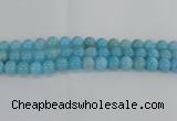 CLR73 15.5 inches 12mm round imitation larimar beads wholesale