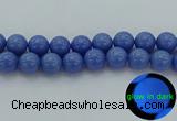 CLU118 15.5 inches 20mm round blue luminous stone beads