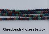 CLV521 15.5 inches 6mm round mixed lava beads wholesale