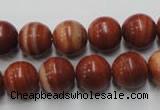 CMA205 15.5 inches 14mm round red malachite beads wholesale