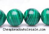 CMA21 15.5 inches 14mm round imitate malachite beads wholesale