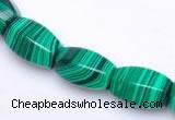 CMA26 10*14mm faceted drum imitate malachite beads Wholesale