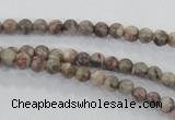 CMB01 15.5 inches 4mm round natural medical stone beads wholesale