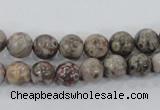 CMB03 15.5 inches 8mm round natural medical stone beads wholesale