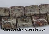 CMB26 15.5 inches 12*16mm rectangle natural medical stone beads