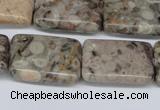 CMB27 15.5 inches 18*25mm rectangle natural medical stone beads