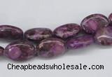 CMB35 15.5 inches 10*14mm oval dyed natural medical stone beads