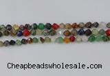 CME107 15.5 inches 8mm faceted nuggets mixed gemstone beads