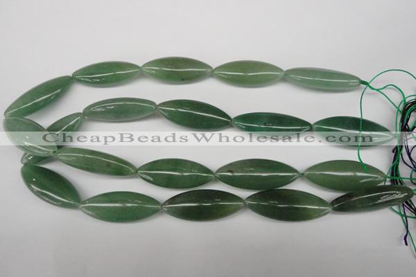 CME12 15.5 inches 15*40mm marquise green aventurine beads