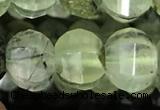 CME206 15.5 inches 7*9mm - 8*10mm pumpkin prehnite beads