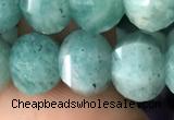 CME211 15.5 inches 7*9mm - 8*10mm pumpkin amazonite beads