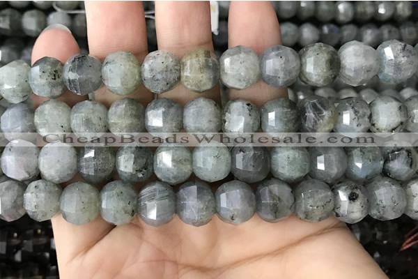 CME240 15.5 inches 10*11mm - 10*12mm pumpkin labradorite beads